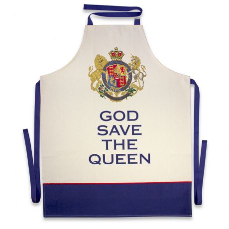 Buy Buckingham Palace God Save The Queen Apron | Official Royal Gifts