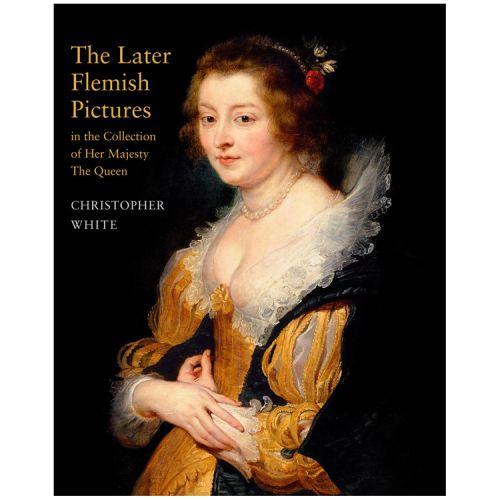 Illustrated front cover of The Later Flemish Pictures in the Collection of Her Majesty The Queen book by Christopher White. 