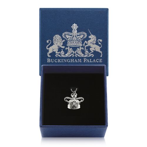 Buckingham Palace Silver Crown Charm