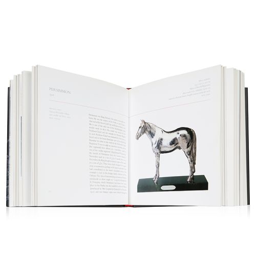 The front cover and open book view of Faberge's Animals, A Royal Farm in Miniature by Caroline de Guitaut.