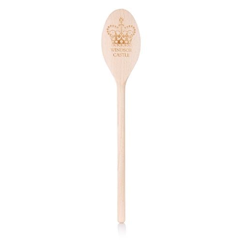 wooden spoon etched with a crown and the words 'Windsor Castle'