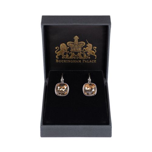 Buckingham Palace Gold Crystal Earrings