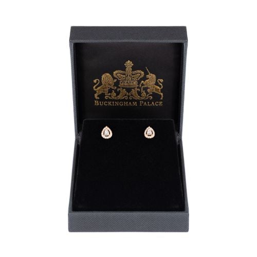 Buckingham Palace Gold Teardrop Earrings 