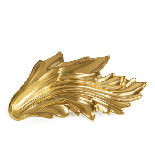 gold small acanthus dish 