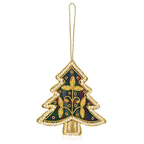 Palace Of Holyroodhouse Tartan Christmas Tree Decoration