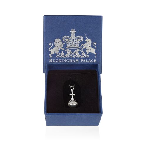 Buckingham Palace Silver Orb Charm