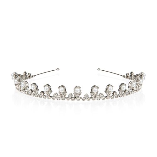 Buckingham Palace Pearl and Crystal Tiara