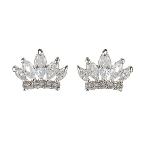 Crystal Crown Earrings