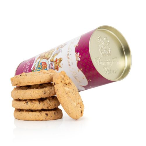 Buckingham Palace White Chocolate and Raspberry Biscuit Tube