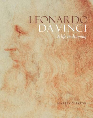 Front cover with a sketch of Leonard Da Vinci.
