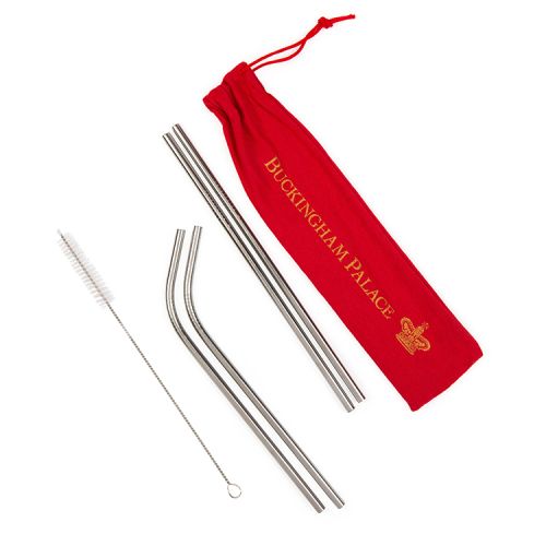 Buckingham Palace Reusable Metal Straws