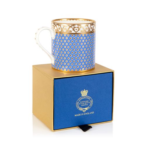 Royal Fine Ceramic Coffee Mug Tea Cup Elegant Christmas Theme porcelain Teacups 15 oz 1, Green-02 
