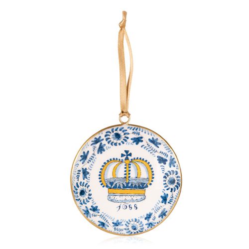 Charles II Delft Crown Decoration