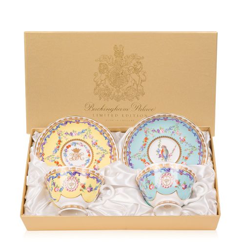 Sèvres Parrot Teacup and Saucer Set