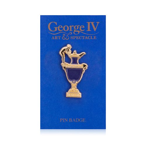 George IV Sèvres Blue Vase Pin Badge