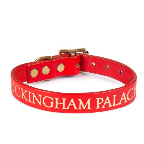 Buckingham Palace Red Pet Collar