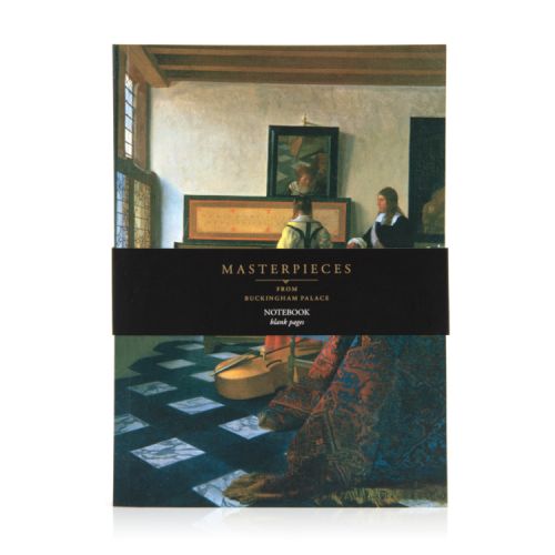 notebook featuring a masterpiece of Vermeer on the front cover