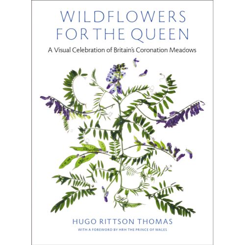 Front cover of the book 'Wildflowers For The Queen' including an image of wild flowers