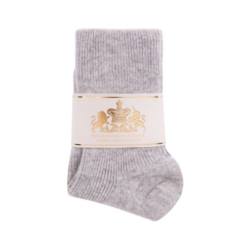 Silver cashmere socks 