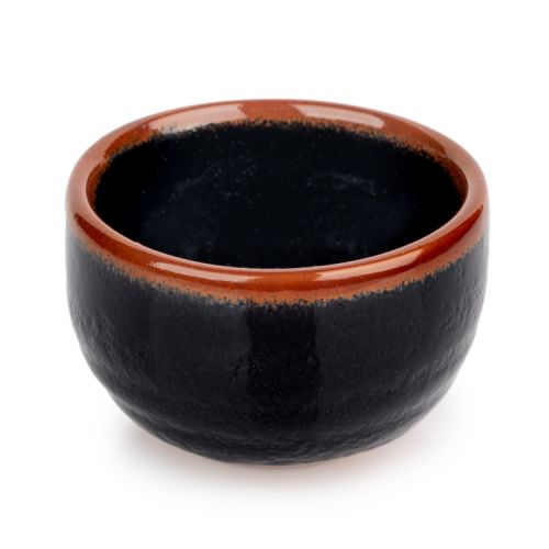 Black traditional sake cup