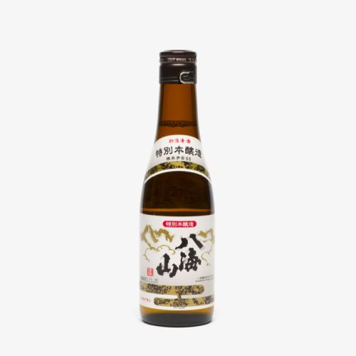 Brown sake bottle with Japanese writing 