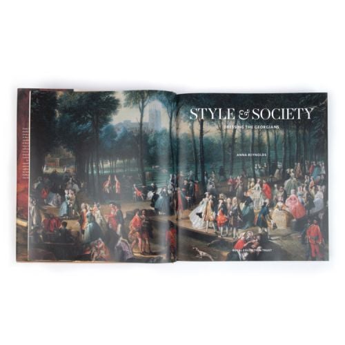 Front cover of Style & Society Dressing the Georgians book. Featuring a painting from the exhibition.