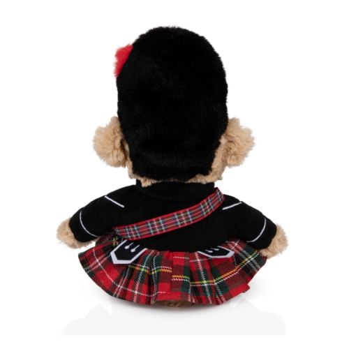 Teddy bear wearing the Piper uniform. 