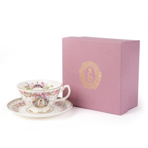 Queen Elizabeth II Commemorative Teacup and Saucer