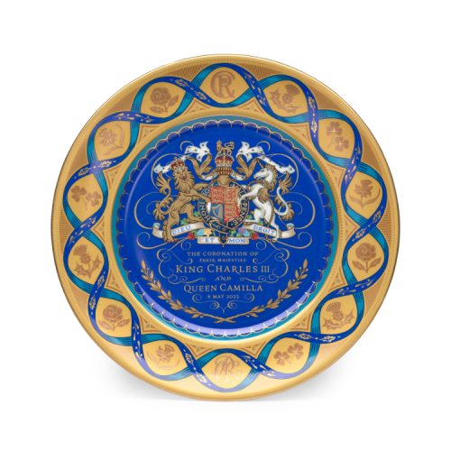 Limited edition plate in gold box