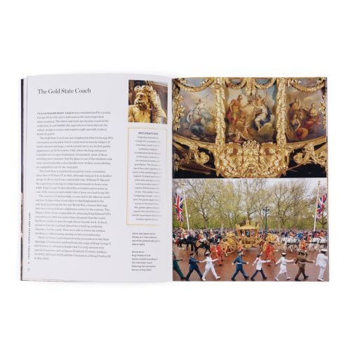 Front cover of Royal Mews Buckingham Palace Souvenir book, featuring horse and groom.