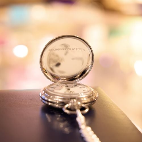 Detail of Chrome Livery Pocket Watch. 