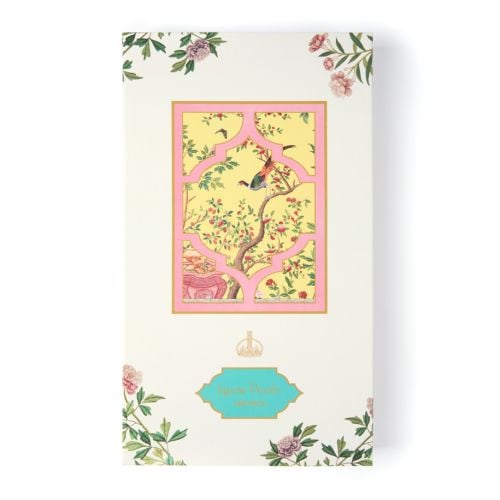 East Wing 1000 piece Jigsaw puzzle featuring vibrant yellow puzzle with pheasant. 