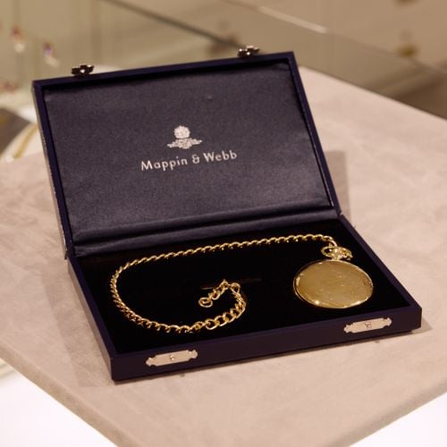 Mappin & Webb Gold East Wing  Pocket Watch in box. 