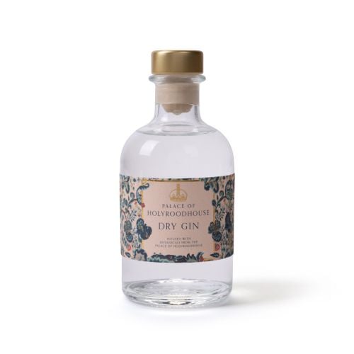 Palace of Holyroodhouse dry gin, infused with botanicals from the palace.