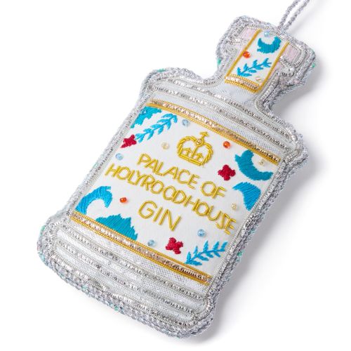Palace of Holyroodhouse gin hanging decoration.
