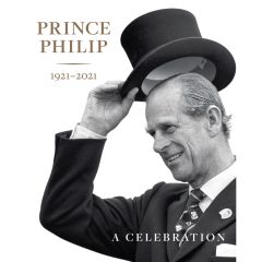 Book cover featuring a black and white image of Prince Philip, The Duke of Edinburgh