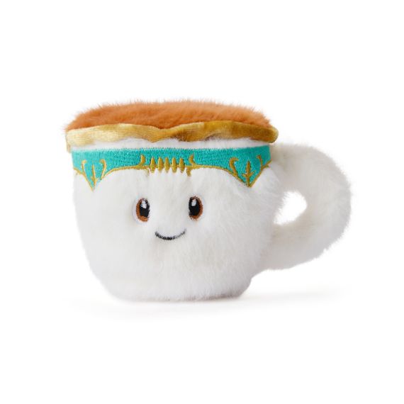 Fluffy teacup plush with smiley face. Fluffy teacup plush with smiley face.