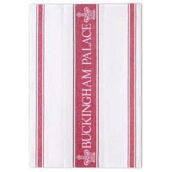 Buckingham Palace Red Waffle Tea Towel