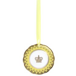 Buckingham Palace Yellow Miniature Plate