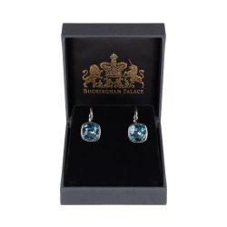 Buckingham Palace Blue Crystal Earrings