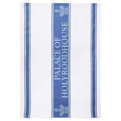 Holyrood Palace Blue Waffle Tea Towel