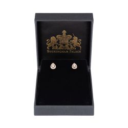 Buckingham Palace Gold Teardrop Earrings 