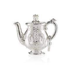 Buckingham Palace Silver Teapot Charm