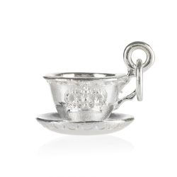 Buckingham Palace Silver Teacup Charm