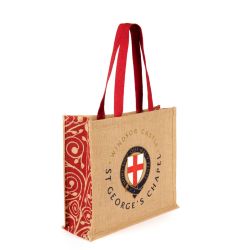 juco bag featuring the cross of St George and circles with the Garter