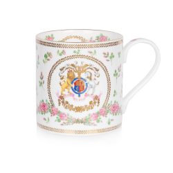 Lot de 2 Fine China mugs Tartan//chardon