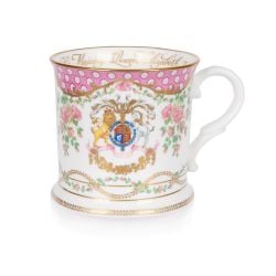 Lot de 2 Fine China mugs Tartan//chardon