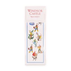 Magnet bookmark featuring illustrations of famous panto characters including Cinderella and Little Red Riding Hood