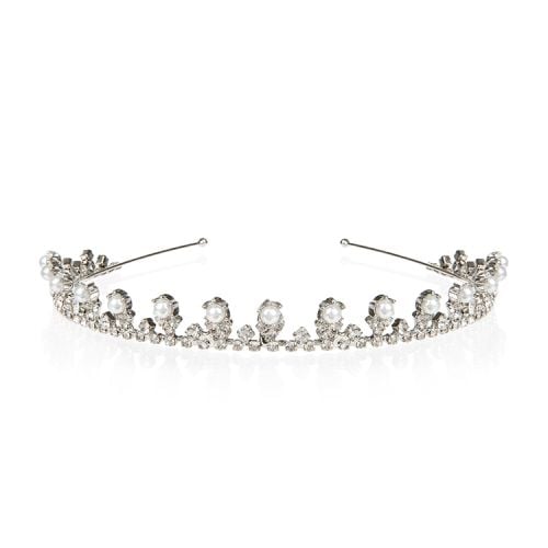 Buckingham Palace Pearl and Crystal Tiara