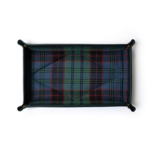 Launer Old Stewart Tartan tray featuring Old Stewart Tartan. 